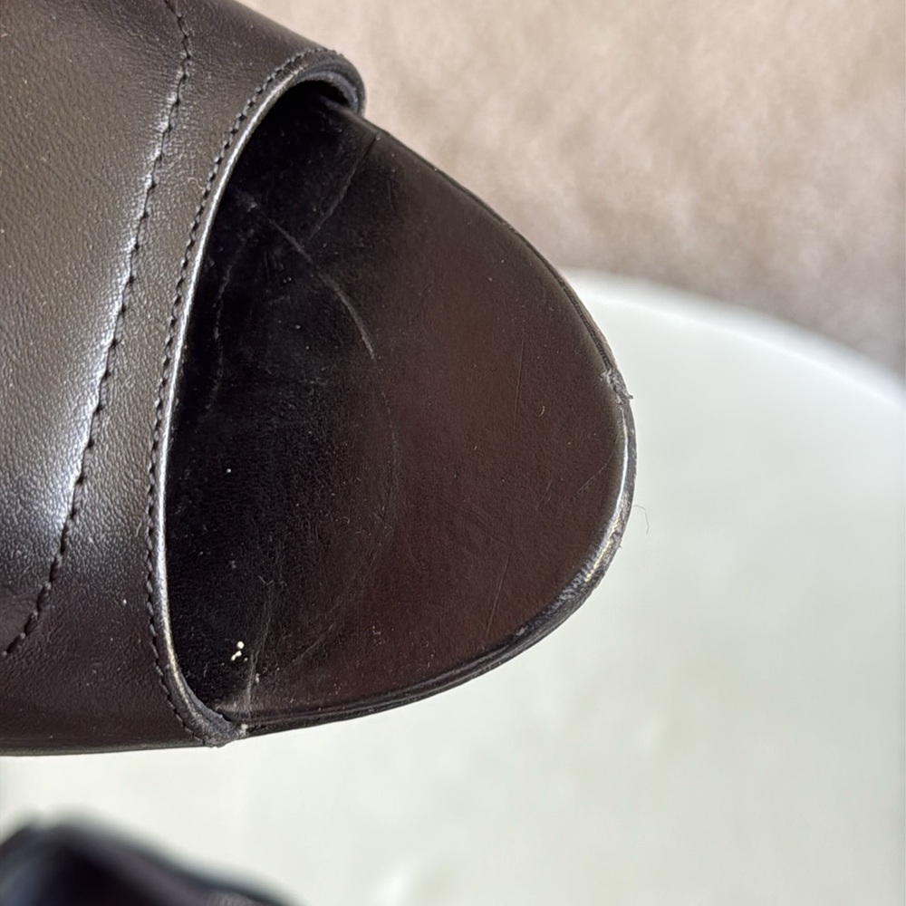 GIVENCHY leather mesh accent lace up boots - Picture 10 of 11
